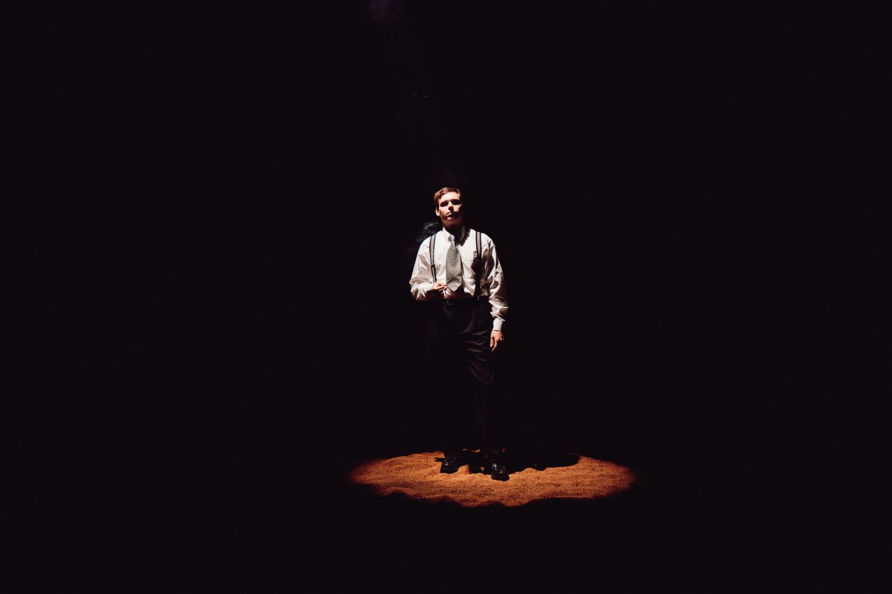 Photo extraite du spectacle "Trop beau pour y voir".