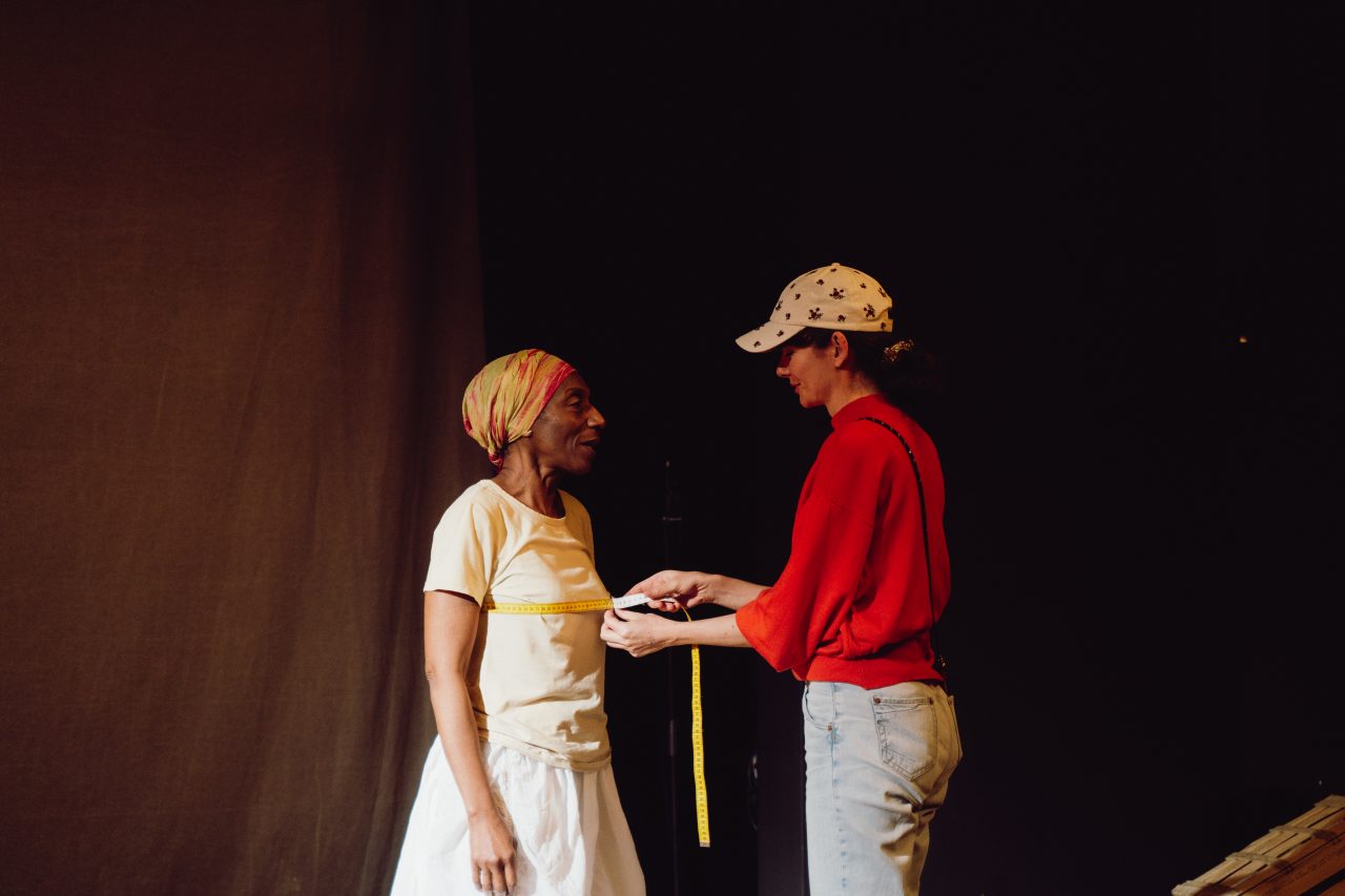 Photo extraite du spectacle "Trop beau pour y voir".