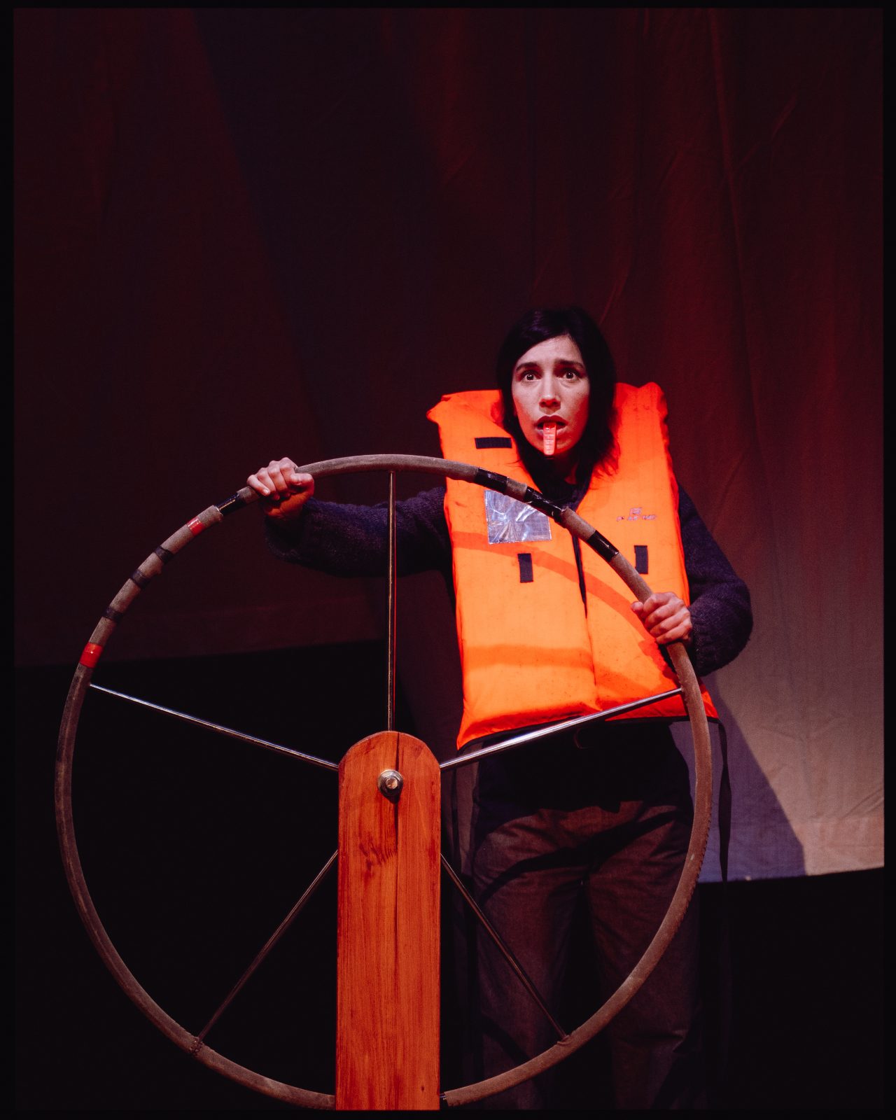 Photos de résidence du spectacle Scélérates d'Aurore Frémont ©Blokaus808