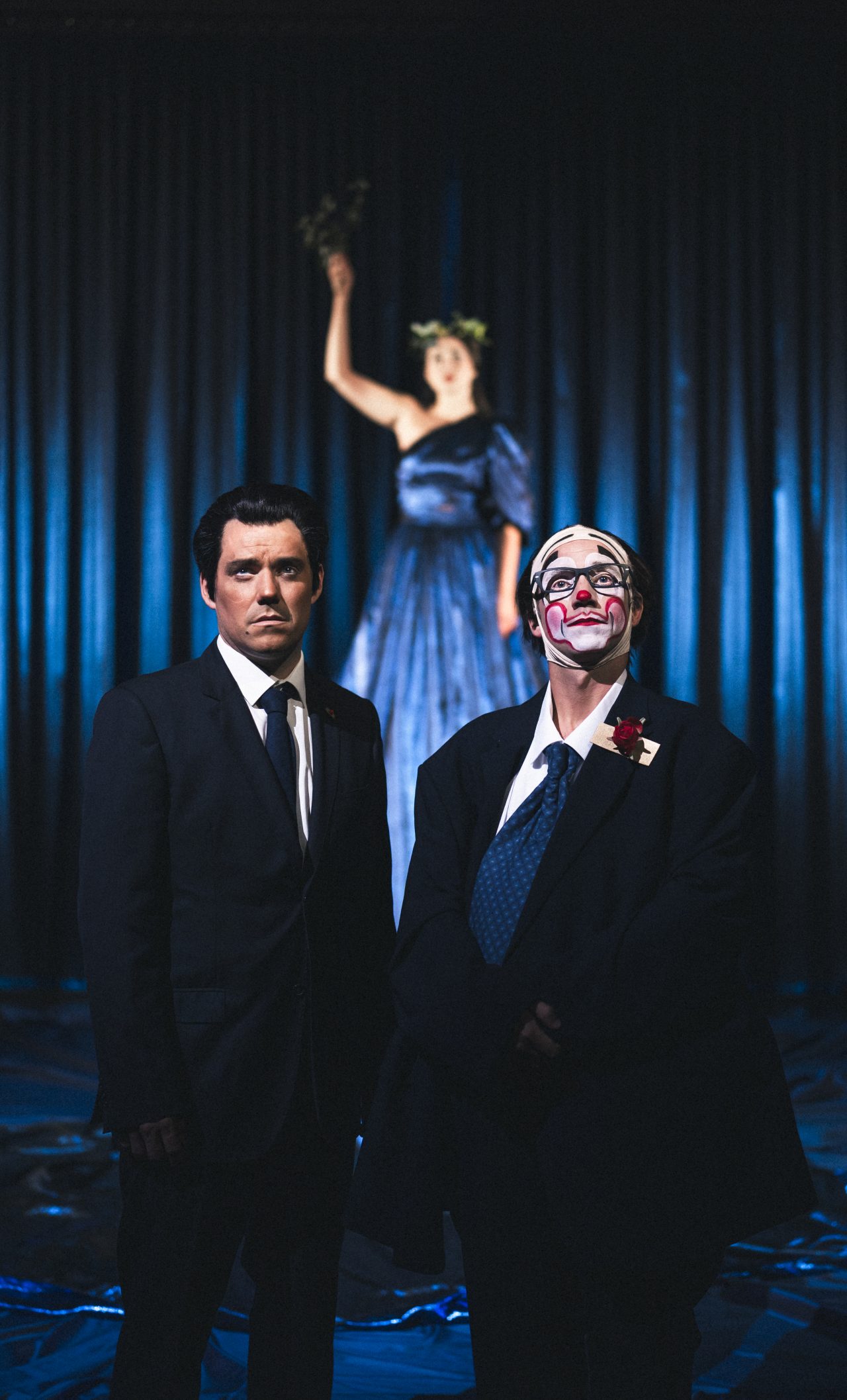 Photo du spectacle Sarkhollande (série Huit rois, nos présidents)